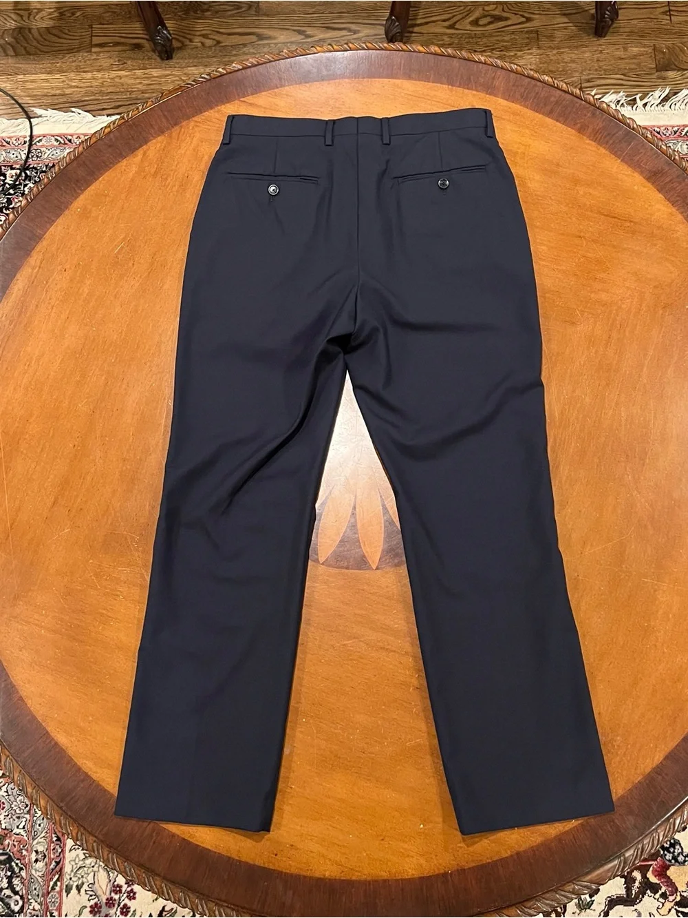 J.Crew $250 Crosby Classic Fit Suit Pant Deep Navy Loro Piana Italian Wool 30x30